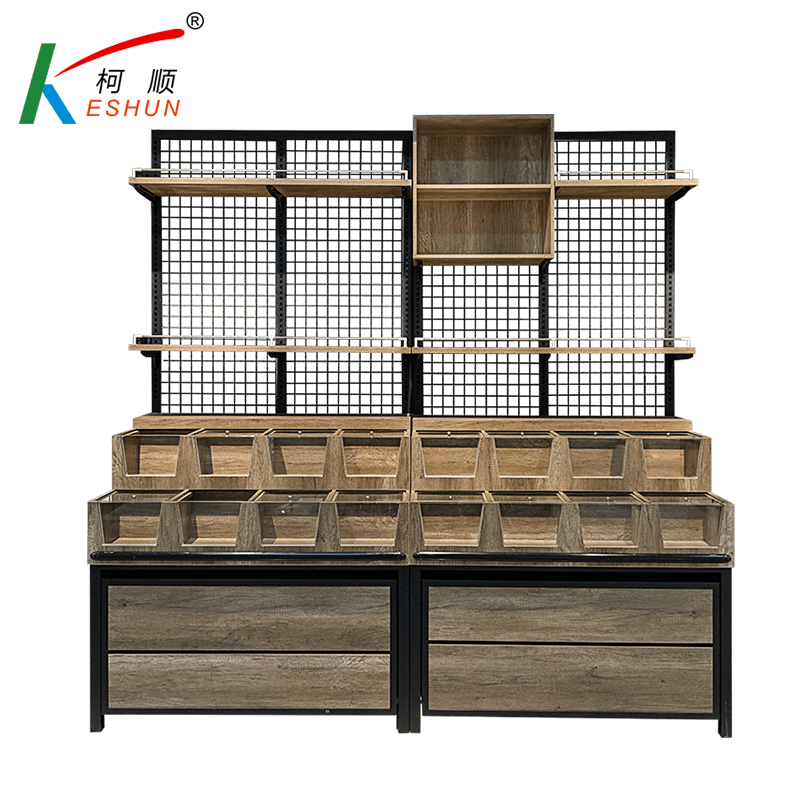 Steel and wood shelf KS-GM-03