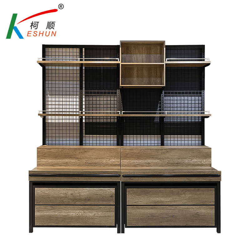 Steel and wood shelf KS-GM-04